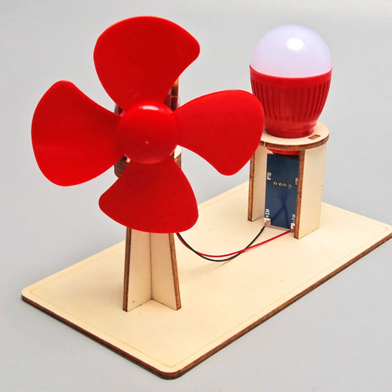 STEM Wooden Hand Generator - Fun Physics Gadget for Kids' Learning