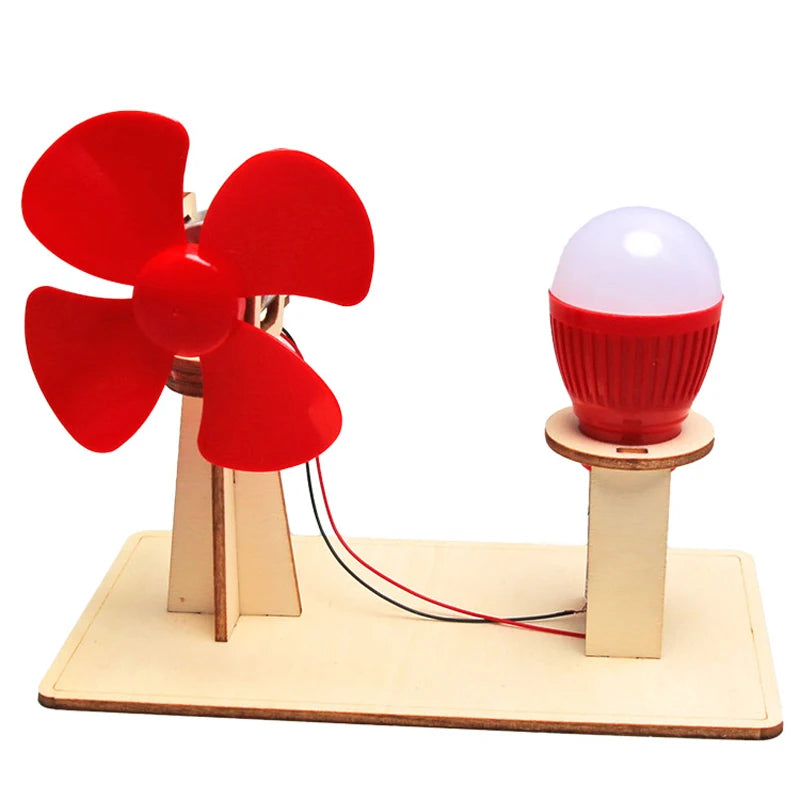 STEM Wooden Hand Generator - Fun Physics Gadget for Kids' Learning