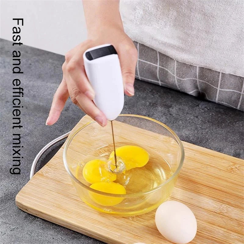 Compact Milk Frother, Egg Whisk & Mini Blender