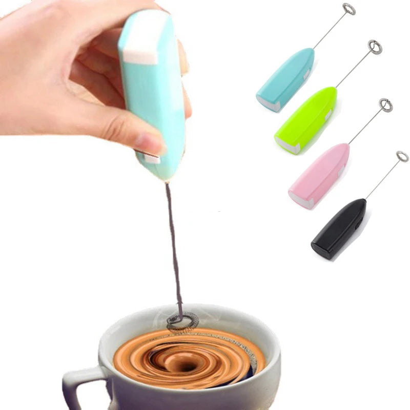 Compact Milk Frother, Egg Whisk & Mini Blender
