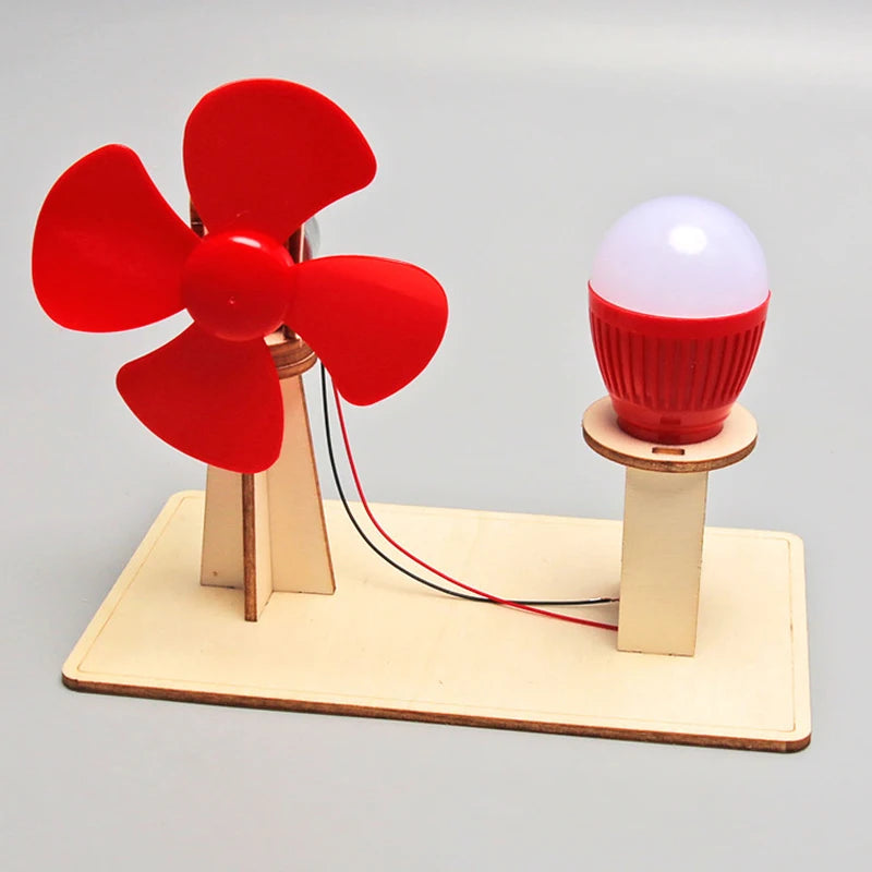 STEM Wooden Hand Generator - Fun Physics Gadget for Kids' Learning