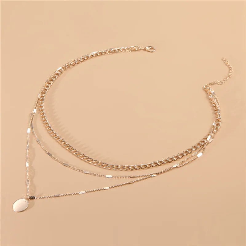Chic Vintage Layered Necklace - Women's Fashion Pendant 2022 | Aesthetic Jewelry Gift