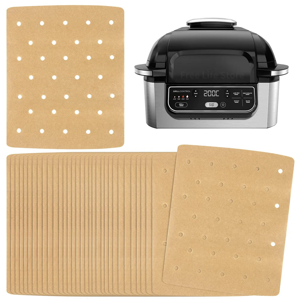 Ninja Foodi Air Fryer Disposable Liners - Non-Stick BBQ & Baking Mats