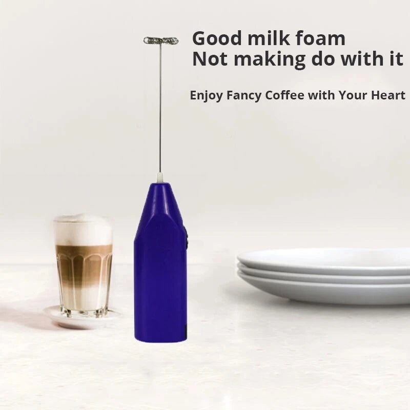 Compact Milk Frother, Egg Whisk & Mini Blender