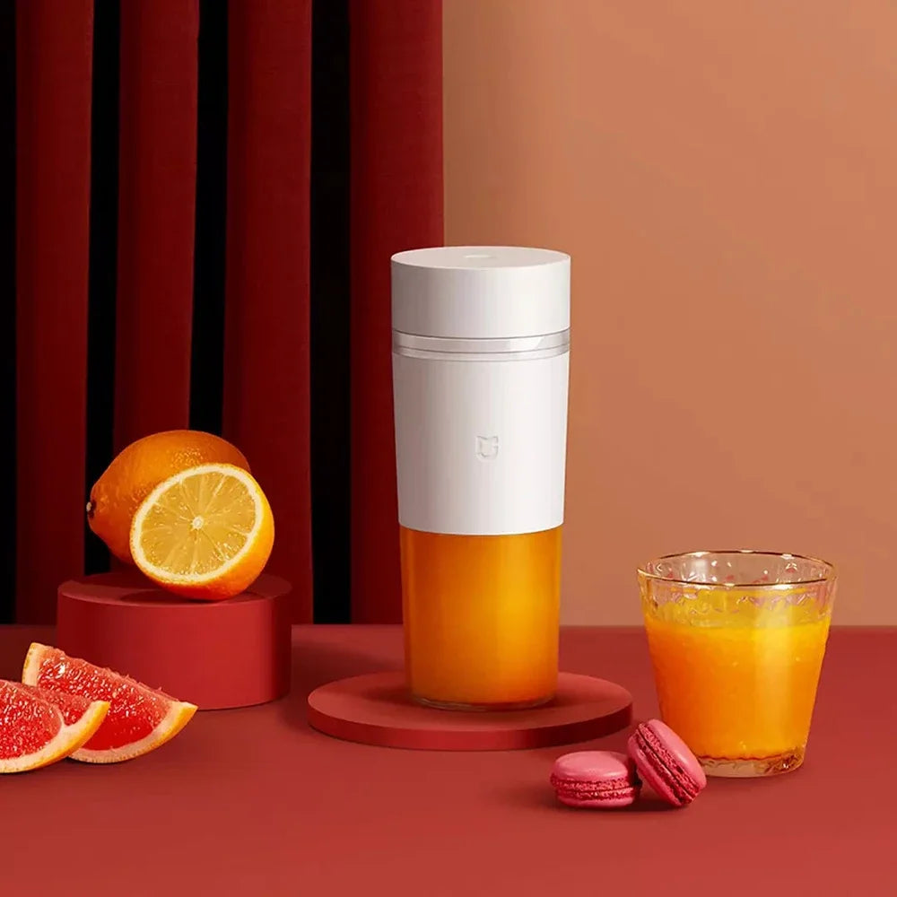 Xiaomi Mijia Mini Portable Blender & Juicer - Electric Fruit & Orange Juice Maker for Home