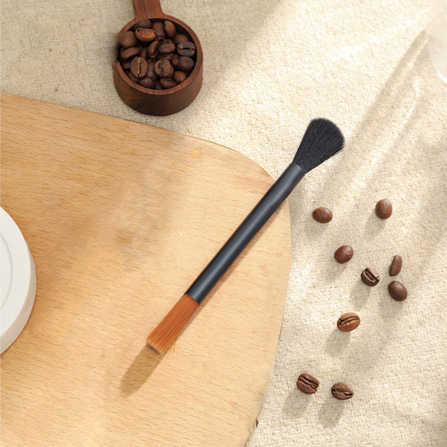 Barista's Best: Coffee Grinder & Brewing Brush Set