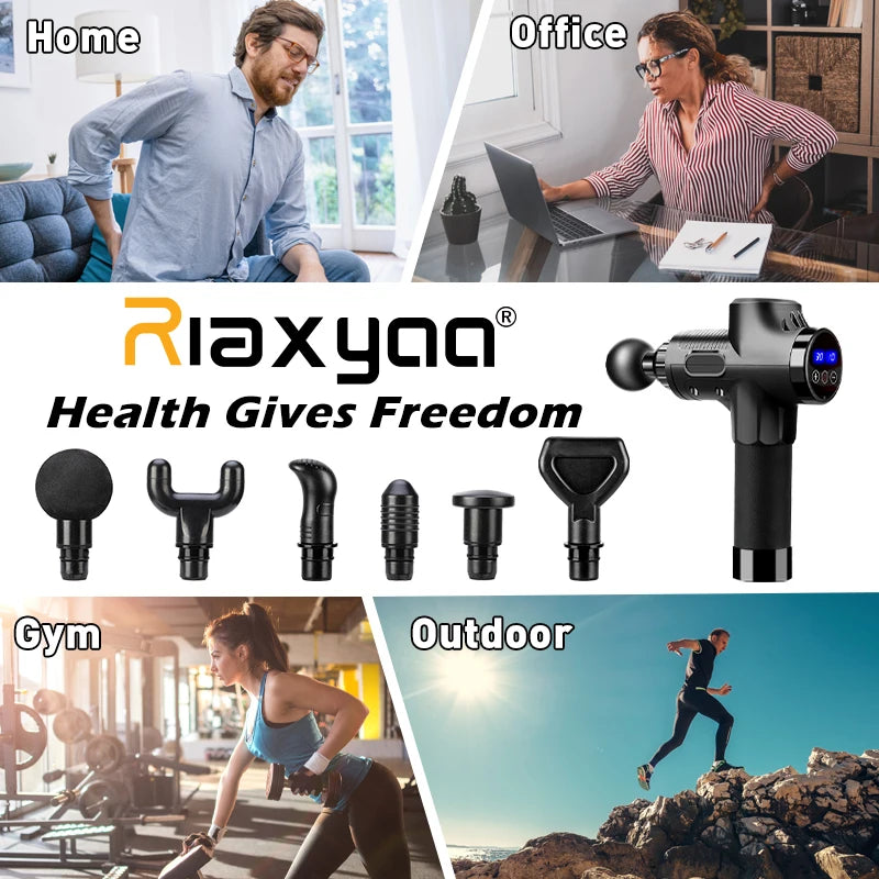 High-Frequency Muscle Massage Gun - Portable Electric Massager for Fitness Therapy