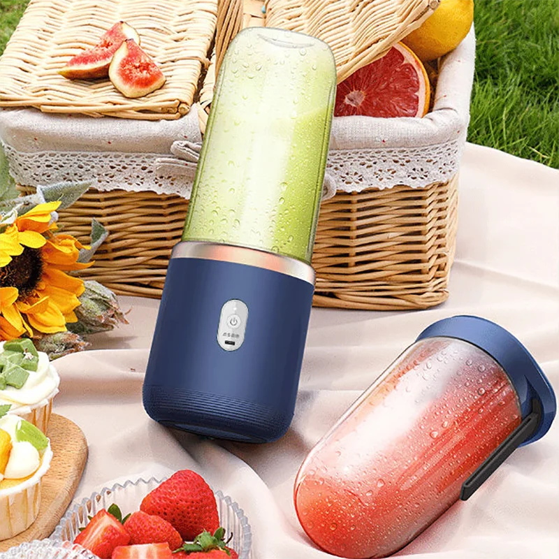 Summer USB Mini Portable Fruit Juice Blender – 6-Blade Personal Juicer for Home & Kitchen