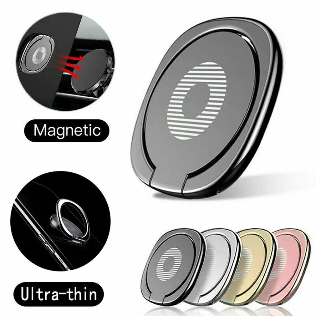 Ultra-Slim Luxury Metal Magnetic Phone Holder & Stand - Universal Fit