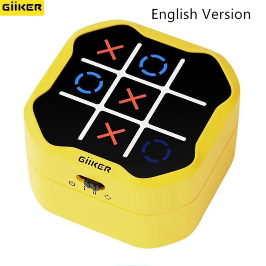 Giiker Super TIC-TAC-TOE BOLT: Portable Family Chess Puzzle Game for Kids' Gifts