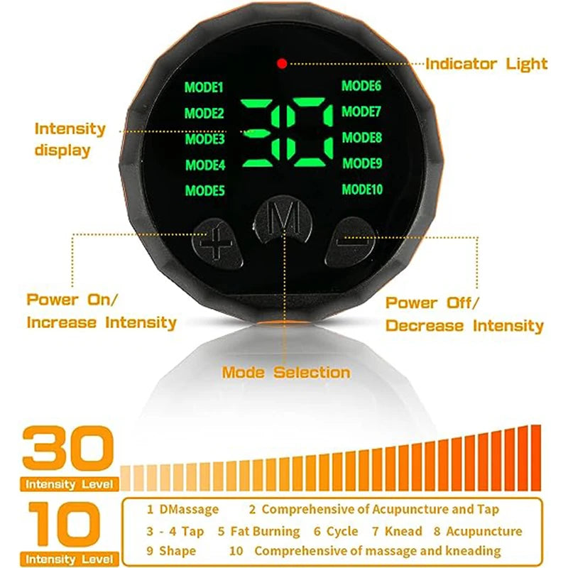 USB EMS Abs Trainer: Electric Muscle Stimulator for Toning & Weight Loss