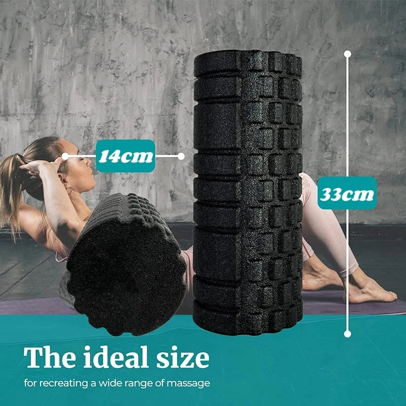 High-Density 33cm EPP Foam Roller for Yoga, Pilates & Muscle Therapy