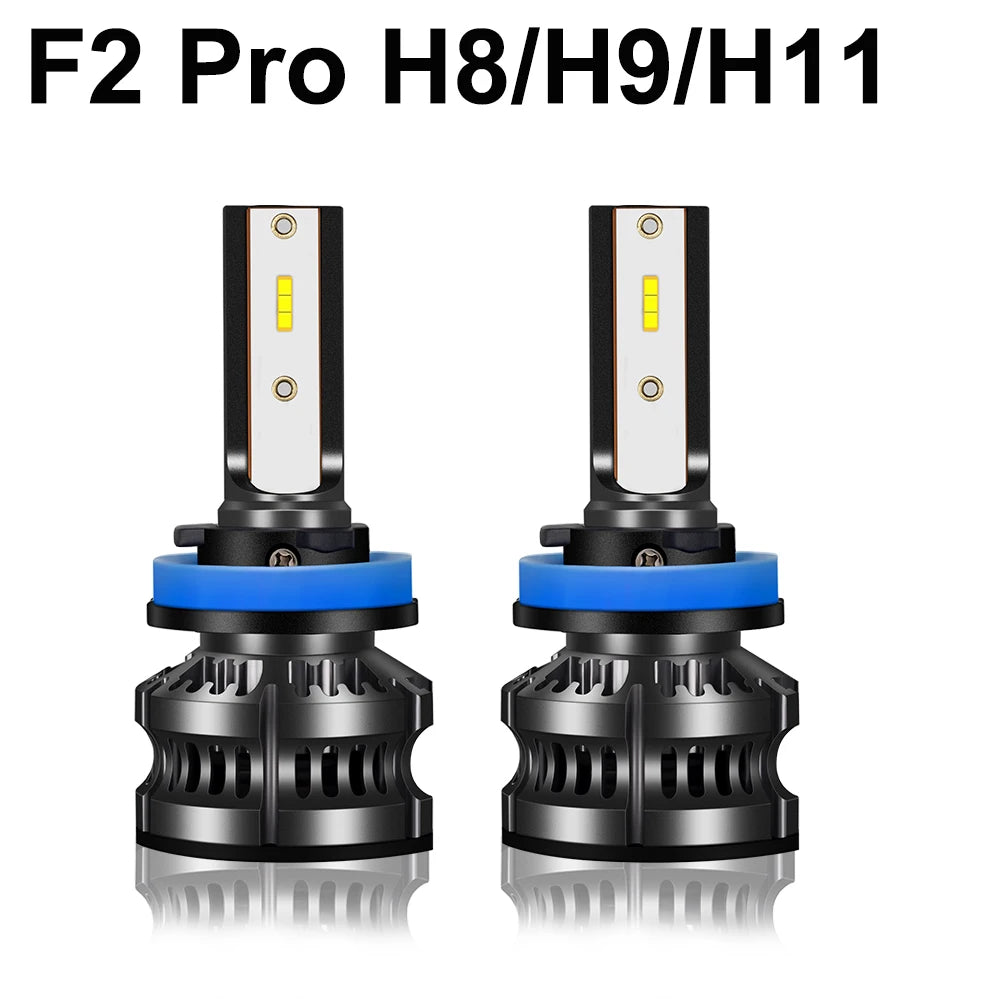 YHKOMS 80W LED Car Headlight & Fog Light - Ultra-Bright 14000LM, Multi-Color Options, 12V