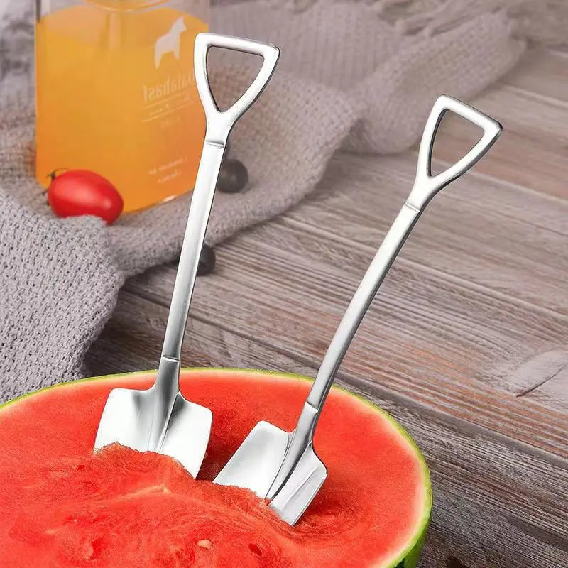 Creative Shovel Scoop: Stainless Steel Spoon for Coffee, Tea, Ice Cream & More