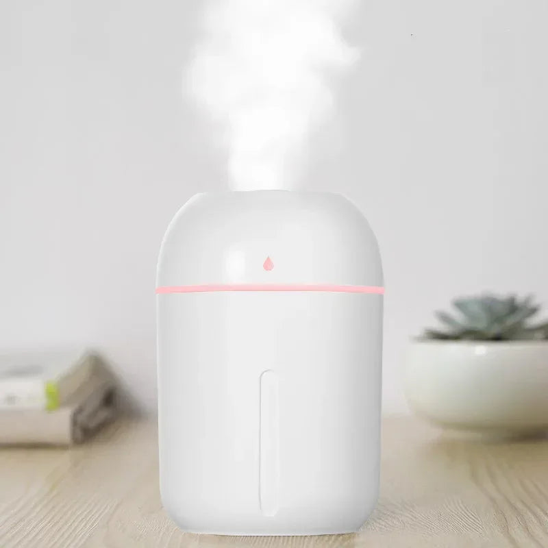 USB Ultrasonic Aroma Diffuser - 330ML Quiet Essential Oil Humidifier for Home