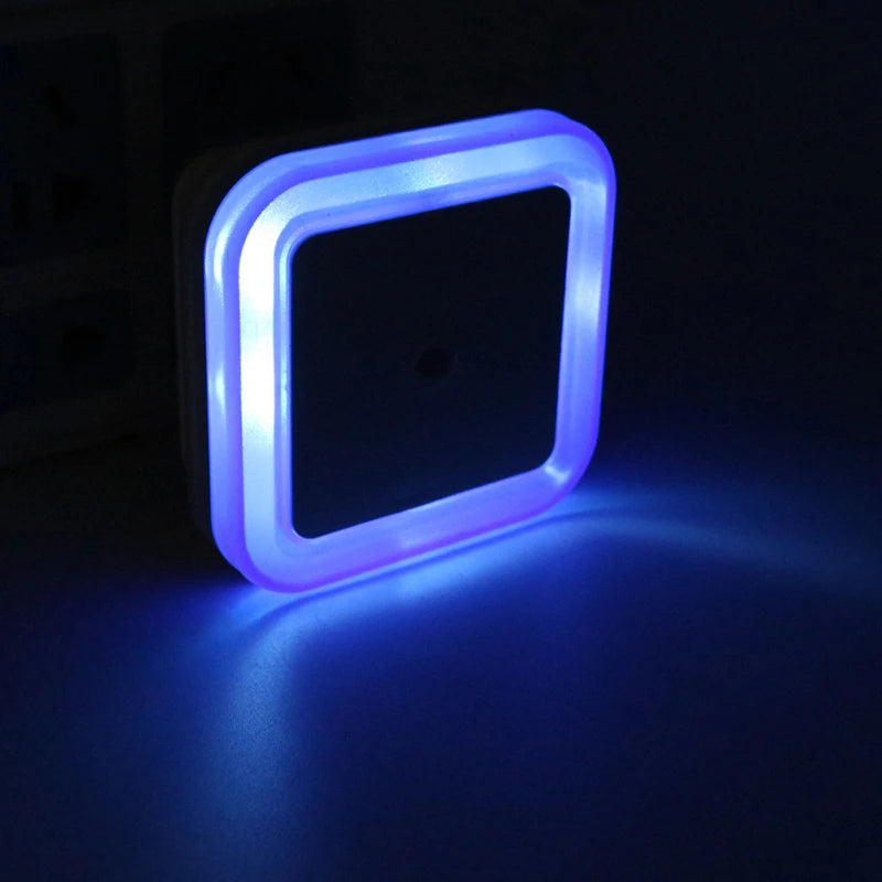 Wireless LED Night Light - Sensor-Activated EU Plug for Kids' Room & Bedroom Decor