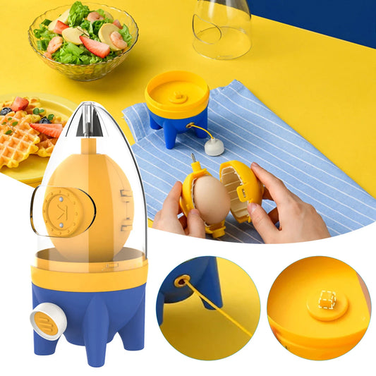 Golden Egg Rocket: Ultimate Egg Scrambler & Mixer - No Shell Cracks!