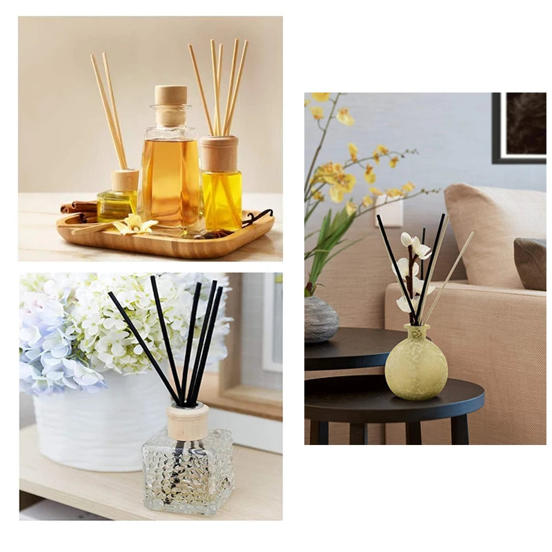 Bulk Reed Diffuser Sticks - Extra Thick Rattan for DIY Aromatherapy & Home Decor (2-3.5mm, 5-100pcs)