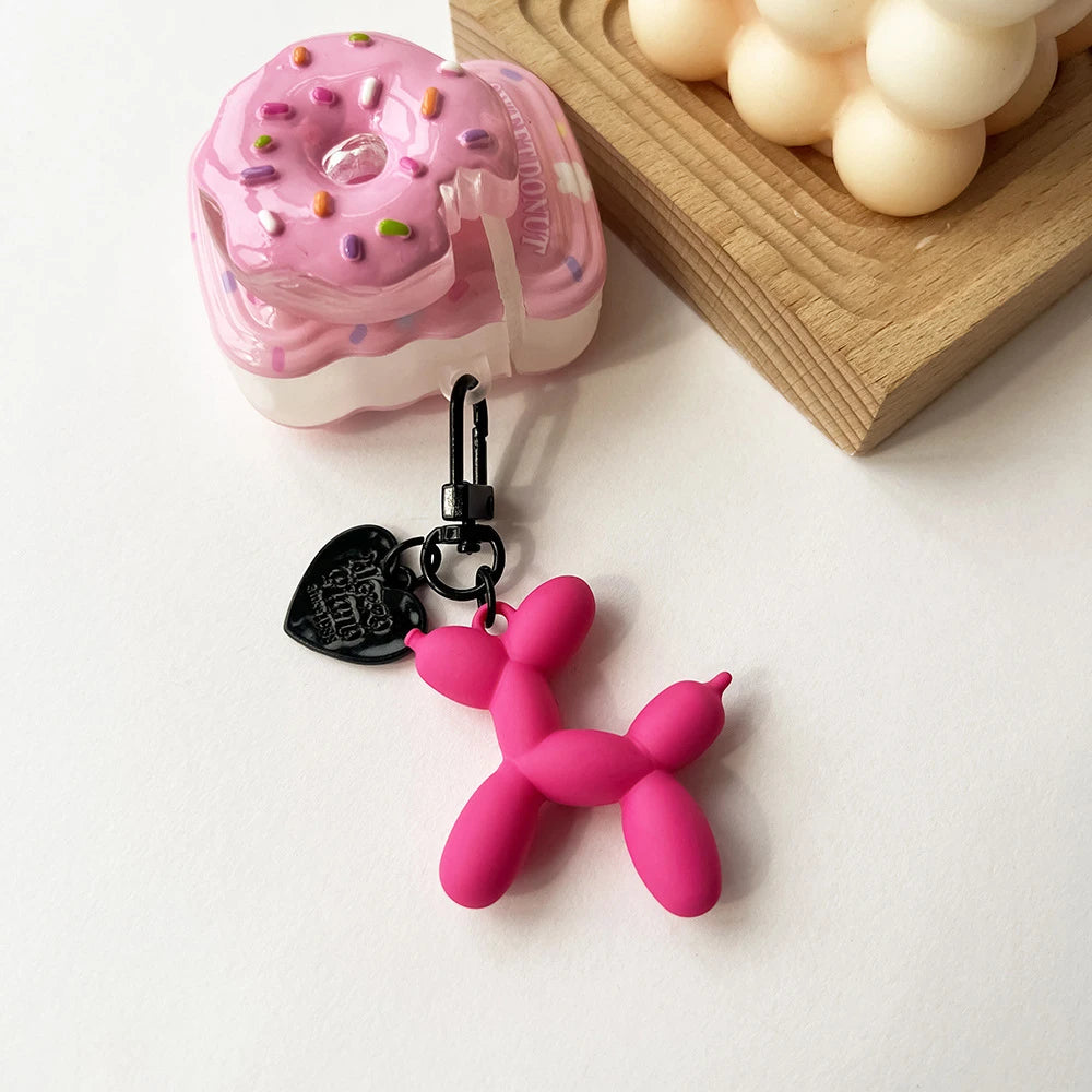 Adorable Acrylic Balloon Dog Keychains - Y2K Style Bag & Car Accessories for Women