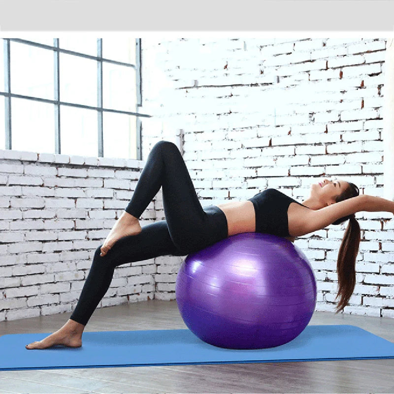 45cm Anti-Burst PVC Yoga Ball - Home Gym & Pilates Fitness Equipment