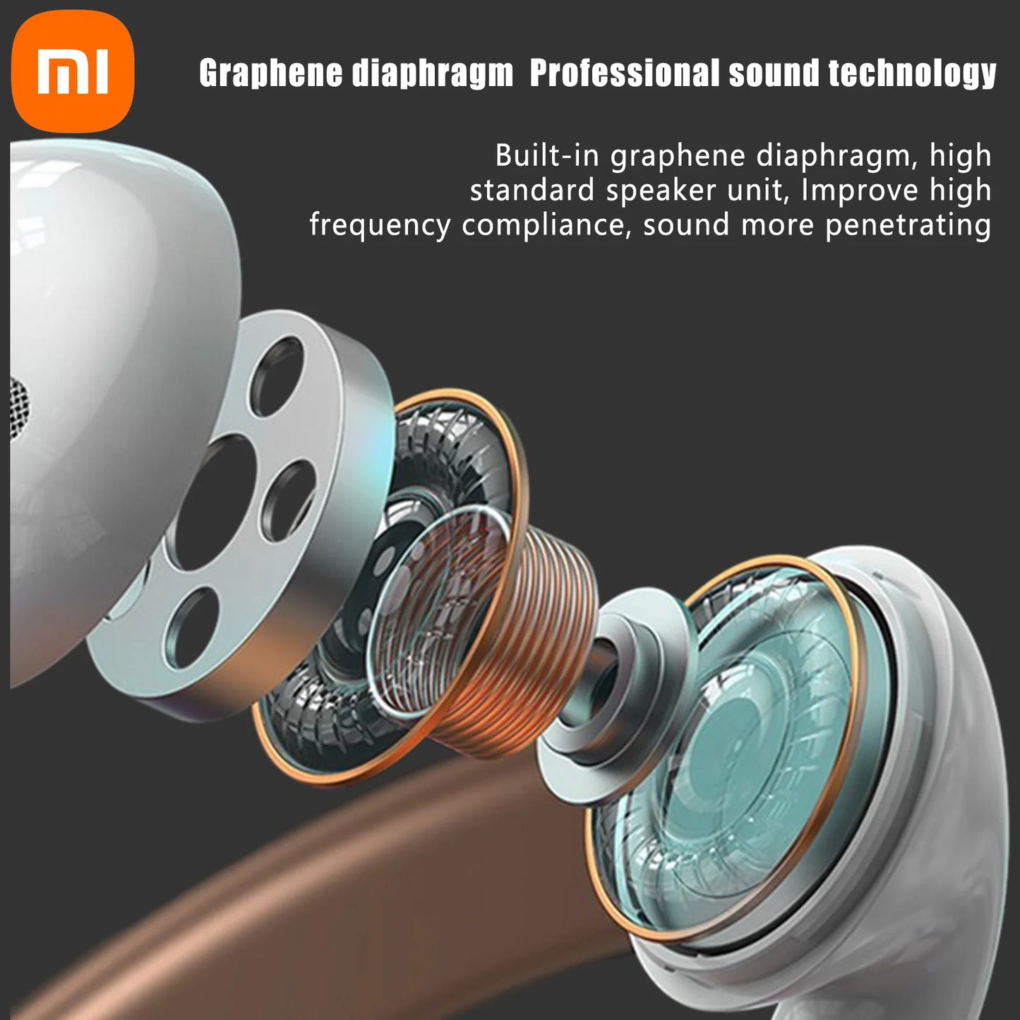 Xiaomi AP05 True Wireless Earbuds - HiFi Stereo Sound, Bluetooth 5.3, Sport-Ready with Mic for Android & iOS