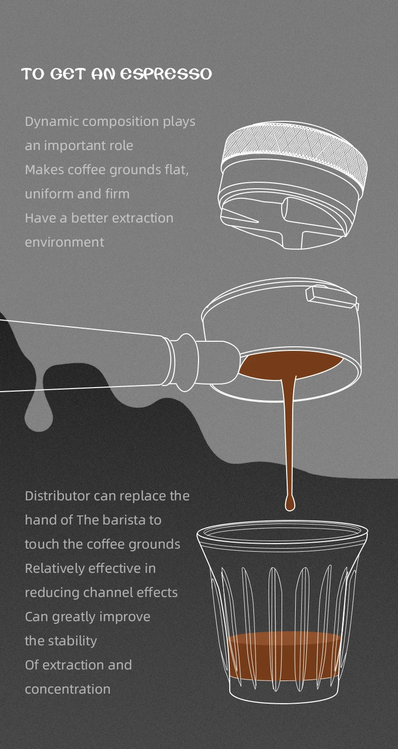 30lb Calibrated Coffee Tamper - Precision Espresso Tool (51mm, 53mm, 58mm)