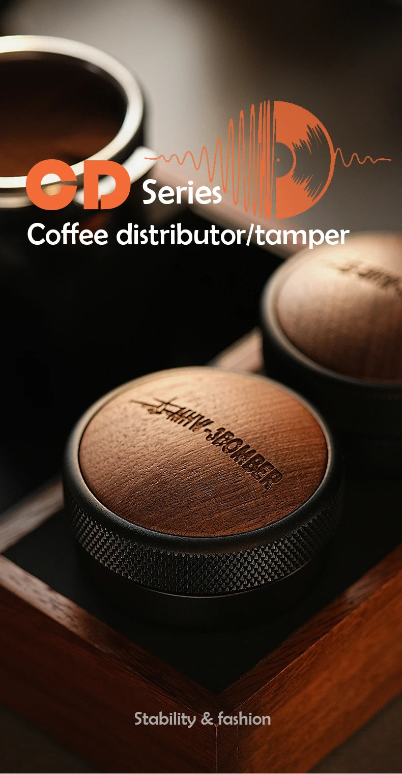 30lb Calibrated Coffee Tamper - Precision Espresso Tool (51mm, 53mm, 58mm)