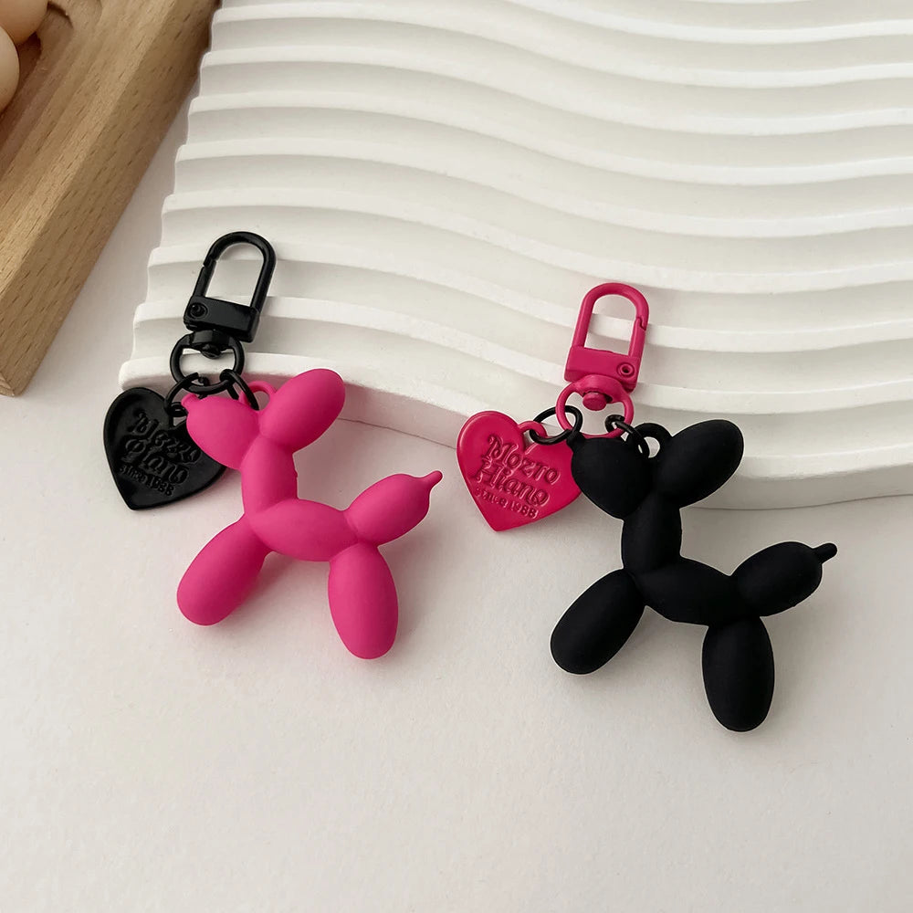 Adorable Acrylic Balloon Dog Keychains - Y2K Style Bag & Car Accessories for Women