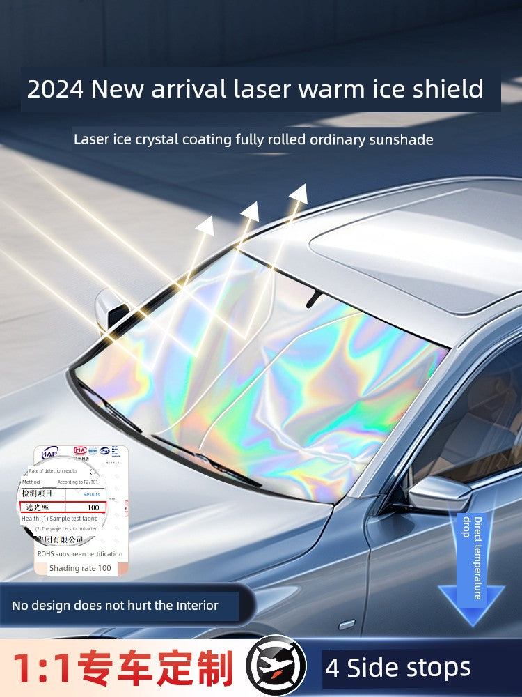 Sunscreen Thermal Insulation Windshield Tinted Shade Car