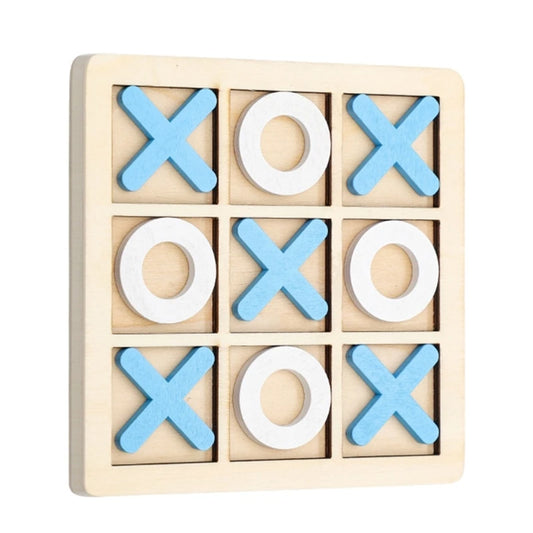 Wooden Noughts & Crosses: Fun Parent-Child Board Game & Educational Toy