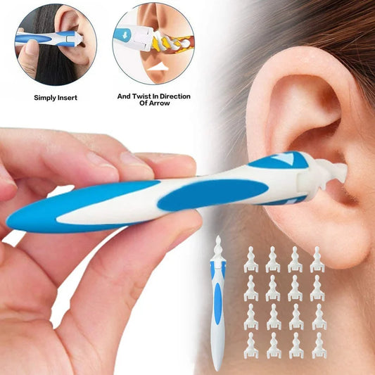 2022 Hot New Spiral Ear Cleaner Set - Soft Silicone Wax Remover for Personal Care