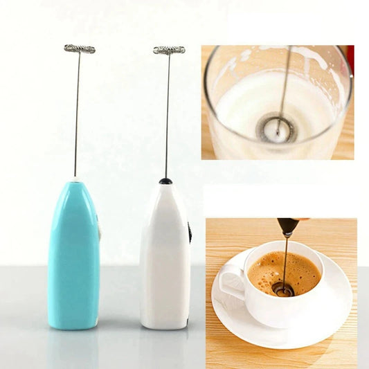 Compact Milk Frother, Egg Whisk & Mini Blender