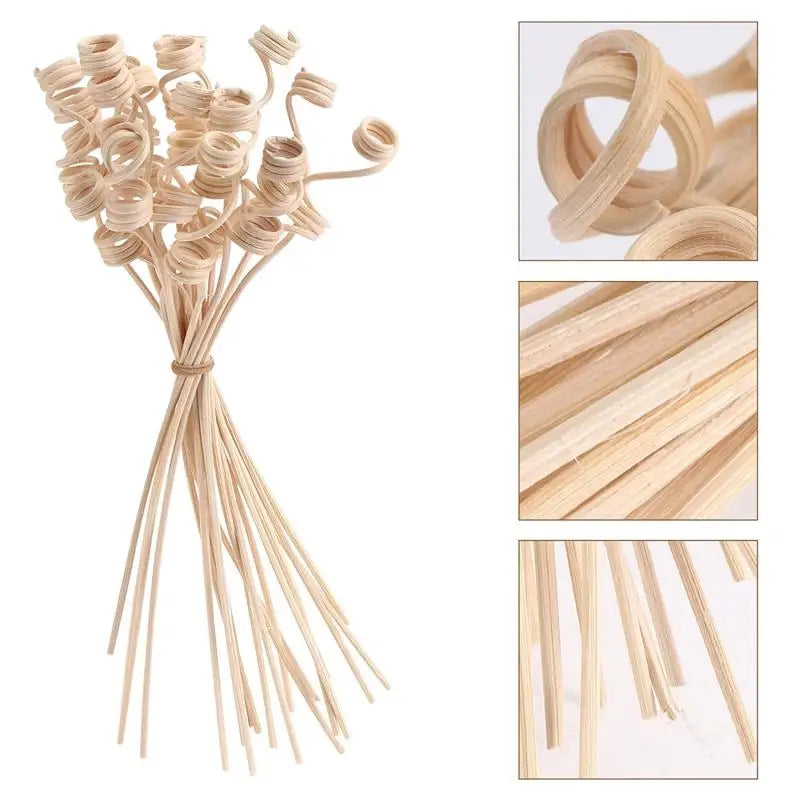 Bulk Reed Diffuser Sticks - Extra Thick Rattan for DIY Aromatherapy & Home Decor (2-3.5mm, 5-100pcs)