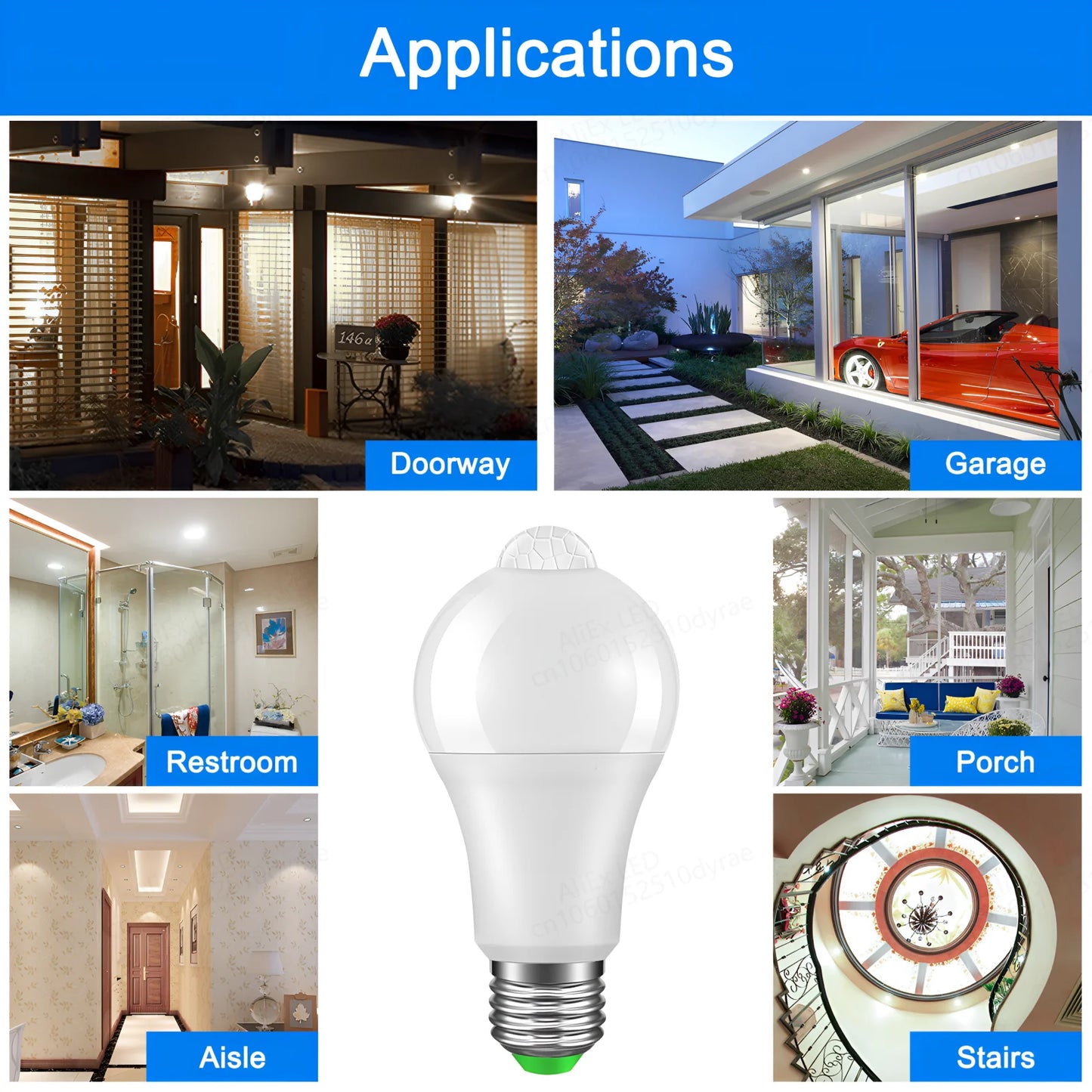 Smart LED Motion Sensor Light Bulb