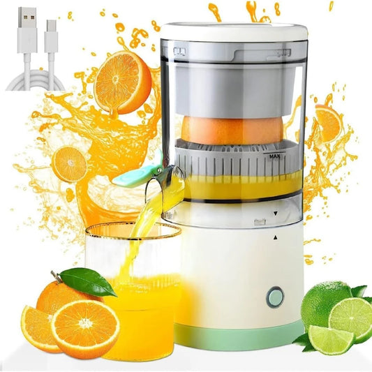 USB Rechargeable Citrus Juicer - Fresh Orange & Lemon Squeezer Blender