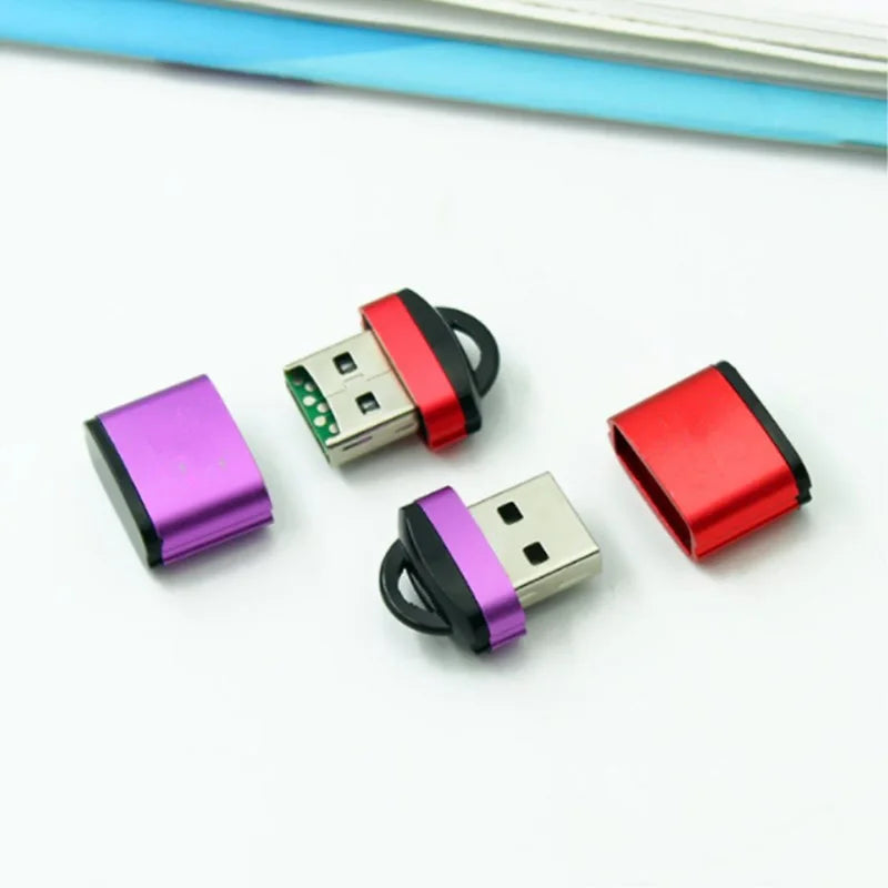 High-Speed USB 2.0 Micro SD/TF Card Reader - Mini Mobile & Laptop Adapter