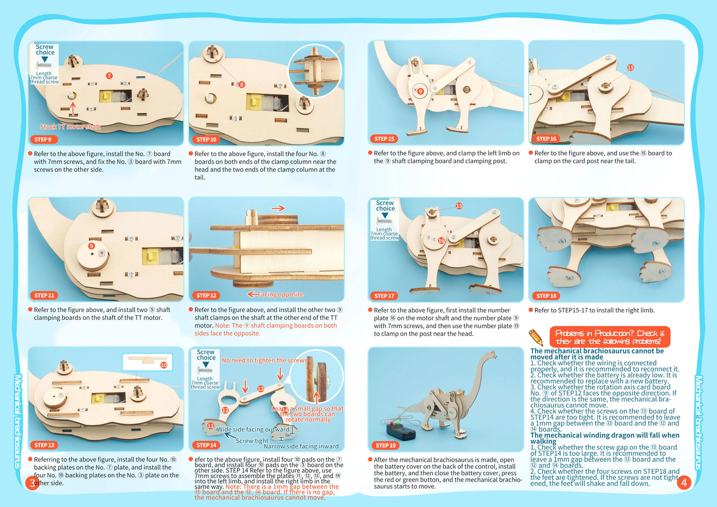 STEM DIY Dinosaur Car Kit - Educational Science Toy & Wood Puzzle for Kids