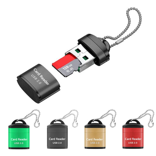 High-Speed USB 2.0 Micro SD/TF Card Reader - Mini Mobile & Laptop Adapter