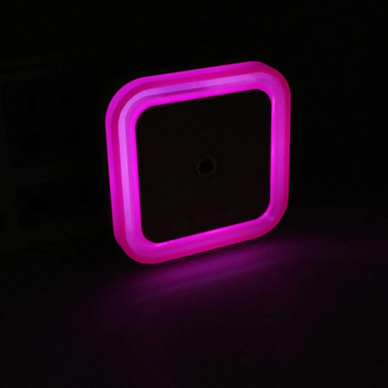 Wireless LED Night Light - Sensor-Activated EU Plug for Kids' Room & Bedroom Decor