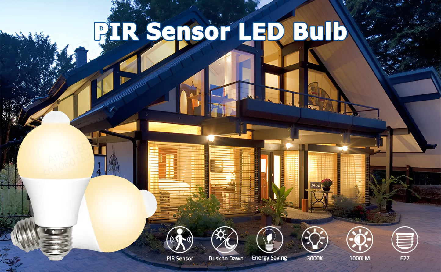 Smart LED Motion Sensor Light Bulb