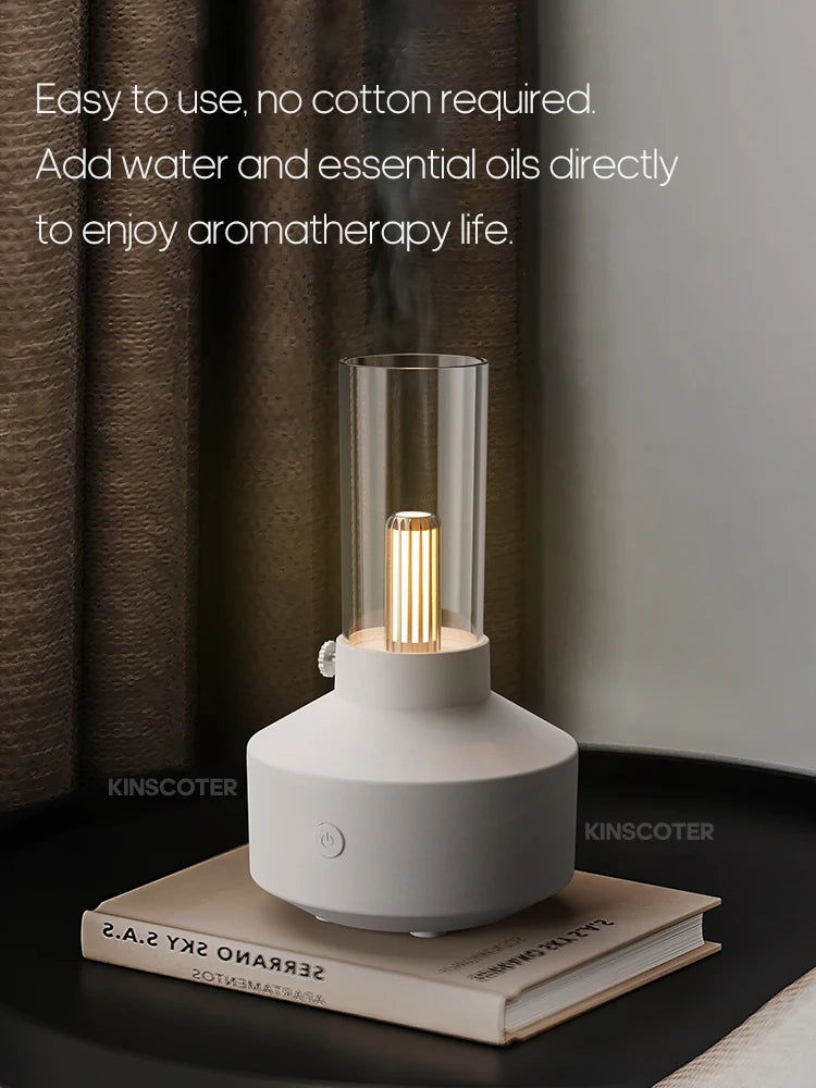 KINSCOTER USB Aromatherapy Diffuser - Mini Ultrasonic Humidifier for Bedroom