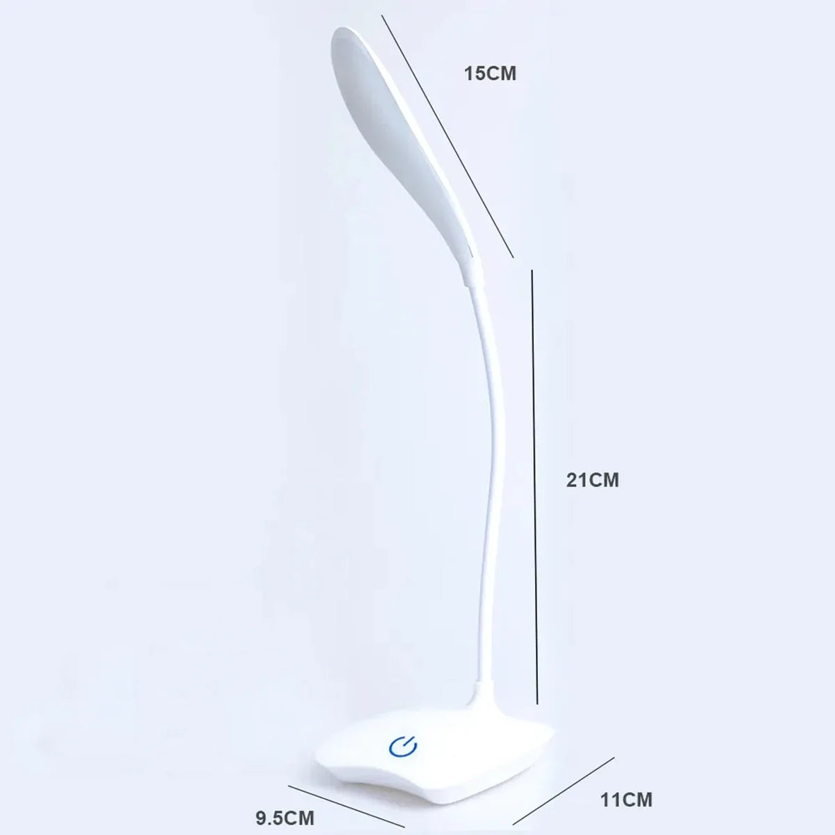 Portable LED Desk Lamp - USB Rechargeable, Touch Dimming, Eye-Friendly Light for Office & Study