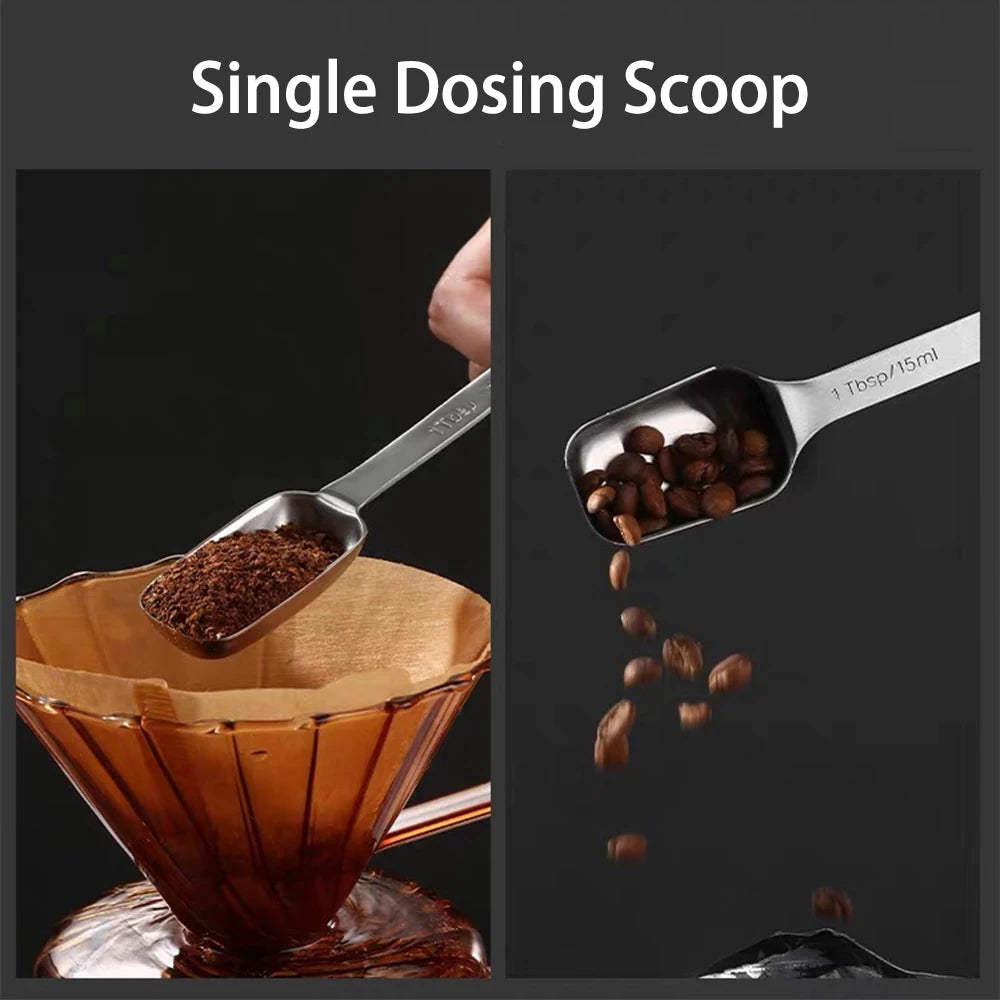 Barista's Espresso Dosing Cup & Spray Set - Perfect Pour Over Coffee Tools