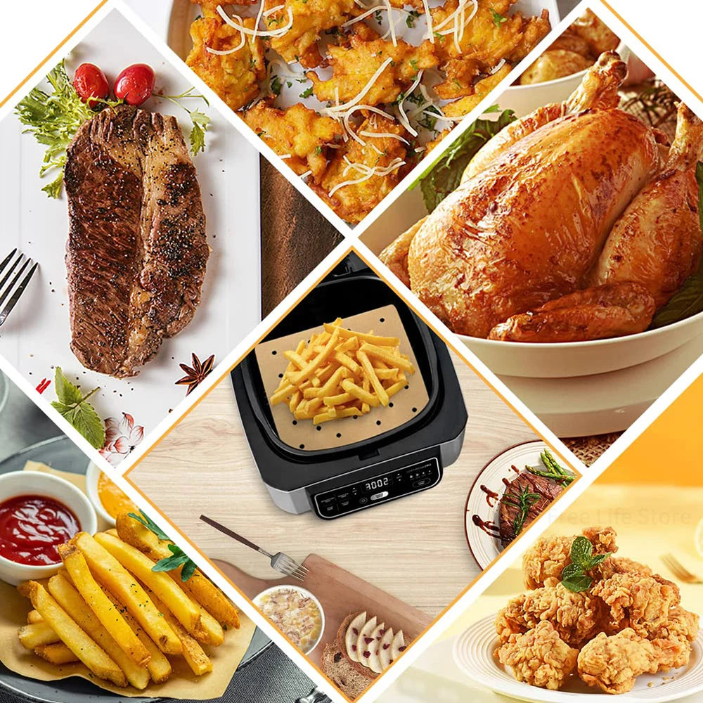 Ninja Foodi Air Fryer Disposable Liners - Non-Stick BBQ & Baking Mats