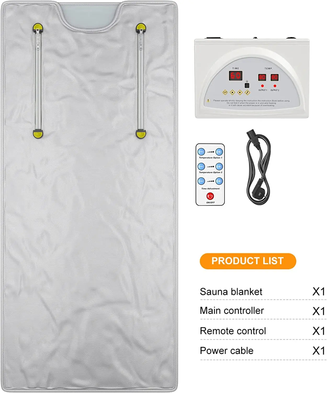 Waterproof Electric Sauna Blanket - Home Spa Heating Therapy