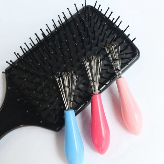 Effortless Hair Brush Cleaner - Plastic Handle Beauty Tool