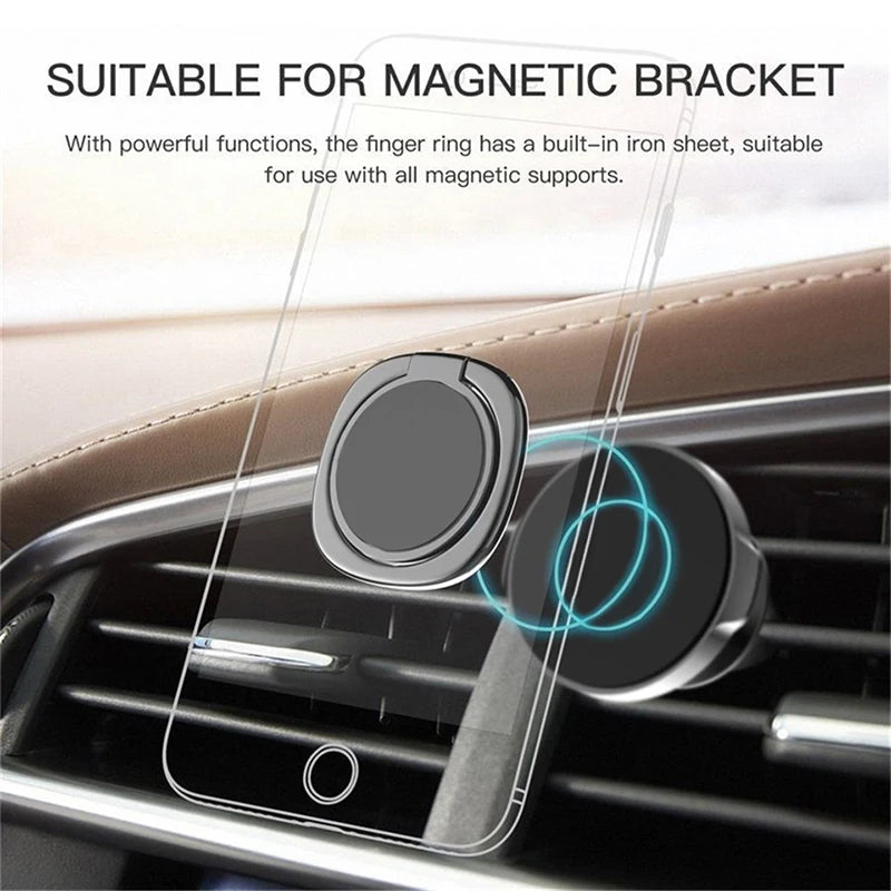 Ultra-Slim Luxury Metal Magnetic Phone Holder & Stand - Universal Fit