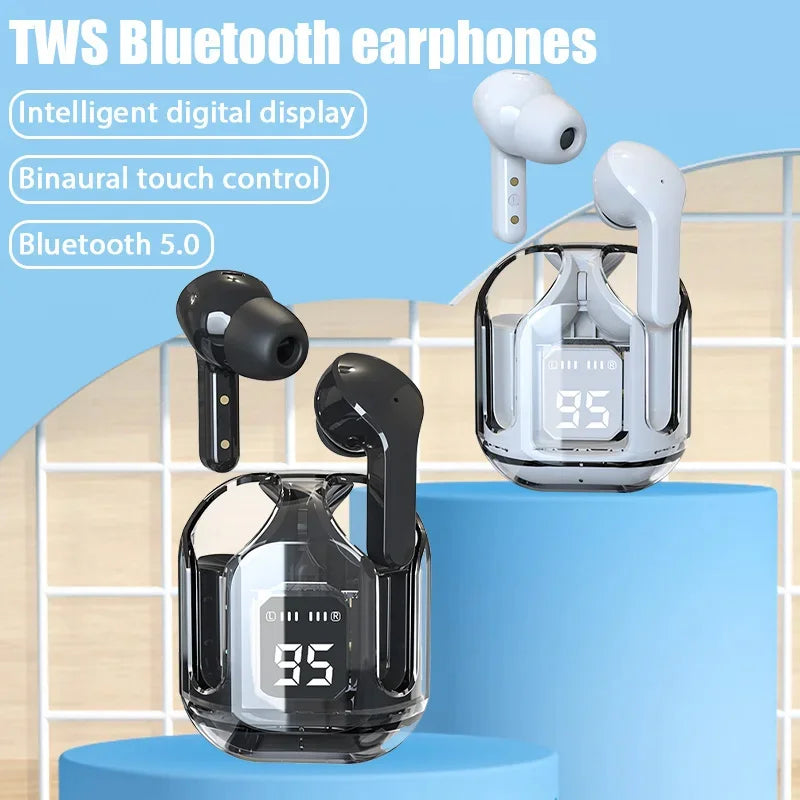 True Wireless Bluetooth Sports Earbuds - Binaural In-Ear Stereo Bass TWS