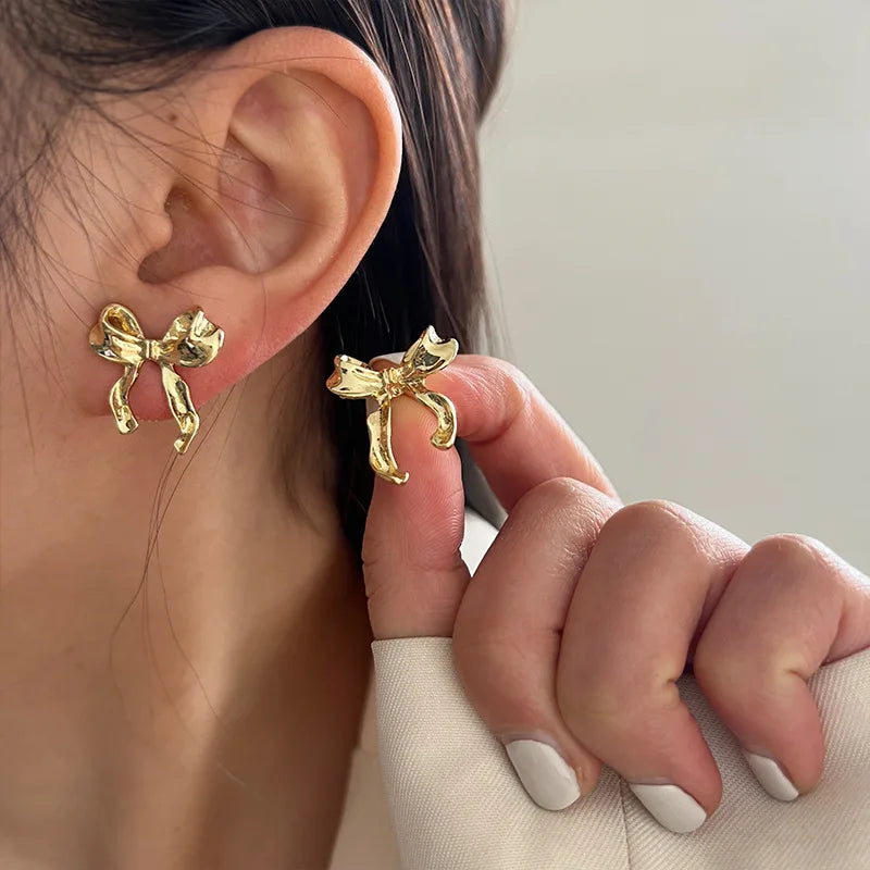 Chic Bow Knot Earrings - Elegant & Playful Jewelry Gifts for Women | Dropshipping