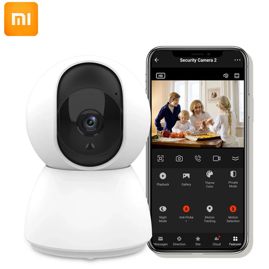 Xiaomi 3MP Smart WiFi Indoor Camera - 1080P Auto-Tracking Pet Monitor